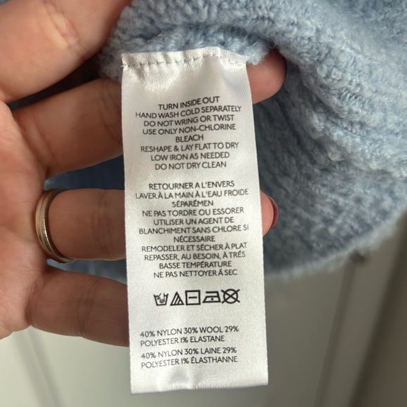 NWT Anthropologie Maeve Sweater in Sky Blue - Picture 2 of 4